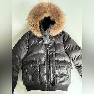 Mackage - Bordeaux Down Bomber Jacket